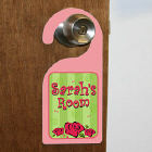 New Baby "Lovely As A Rose" Personalized Doorhanger